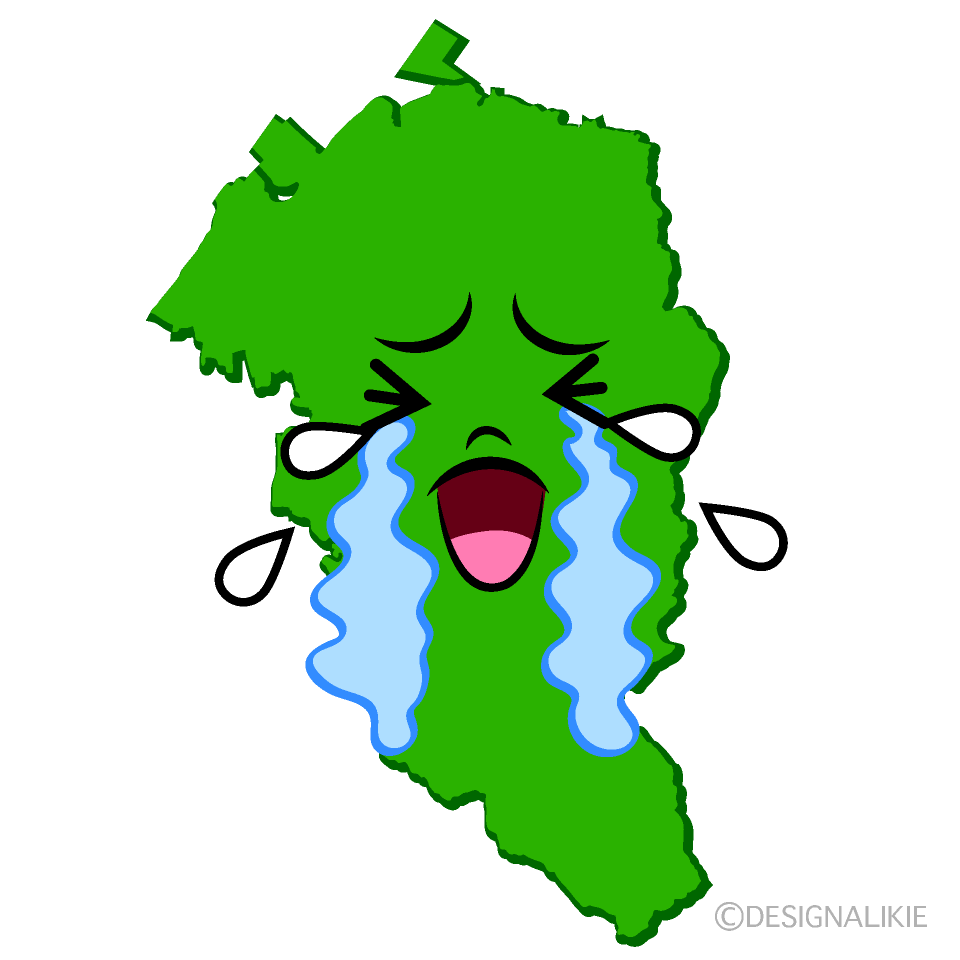 かわいい泣く金沢市イラスト