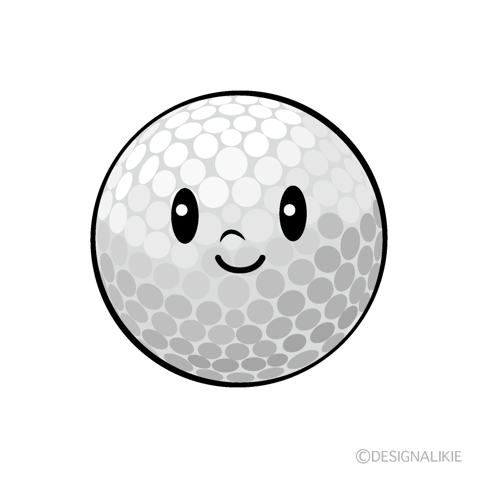 Cute Golf Ball Clipart