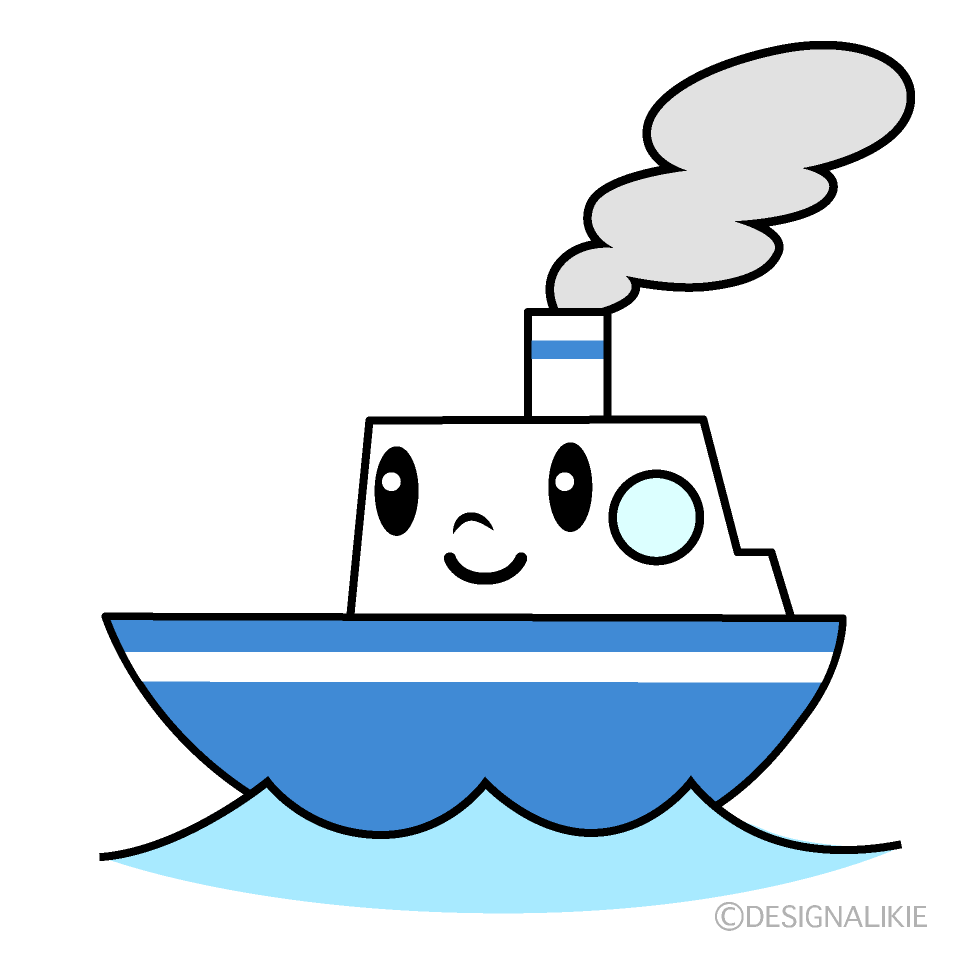 かわいい船イラスト