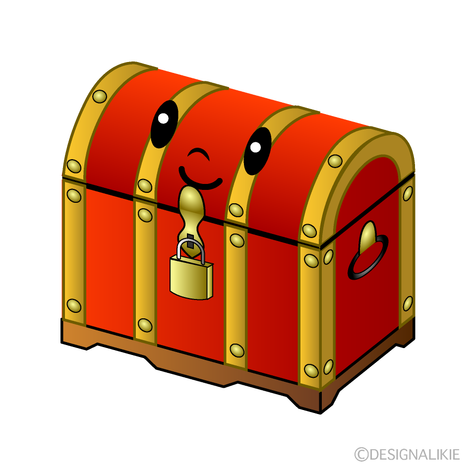 かわいい宝箱イラスト