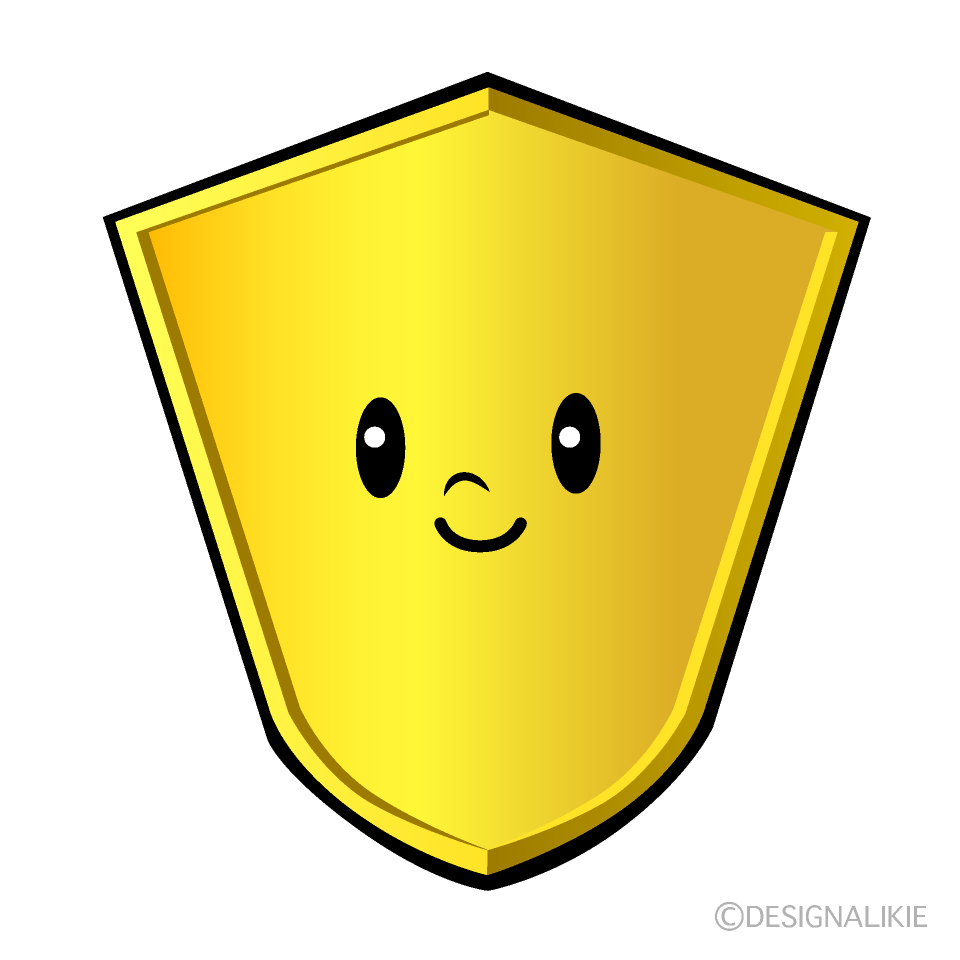 かわいい盾イラスト