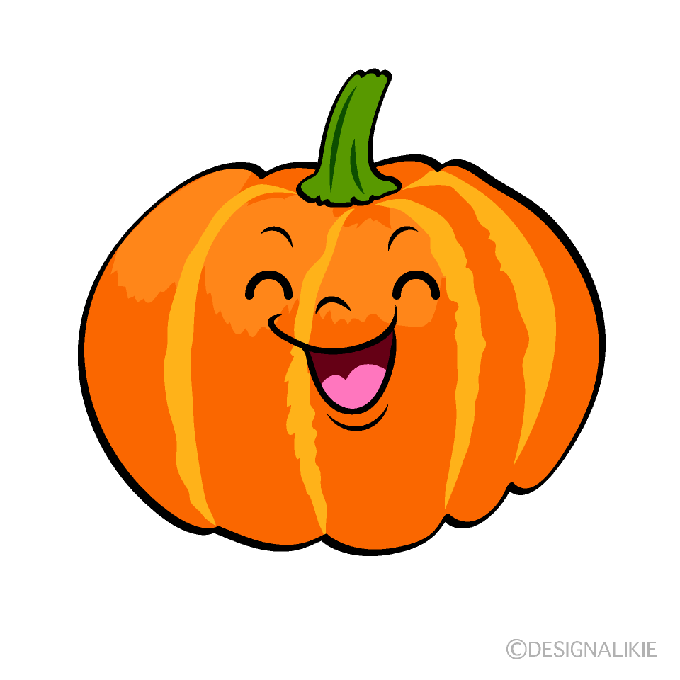 Cute Smiling Pumpkin Clipart