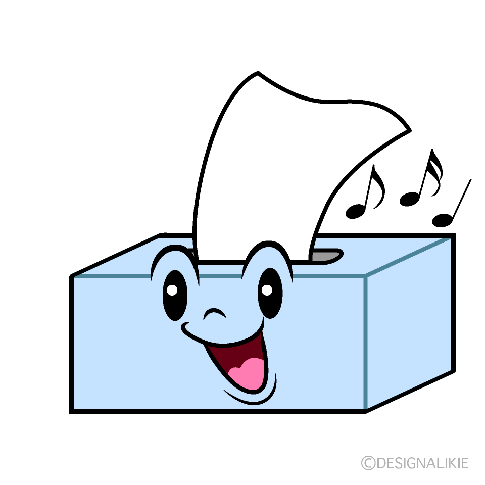 Cute Singing Tissue Clipart
