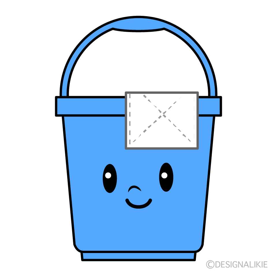 かわいい掃除バケツイラスト