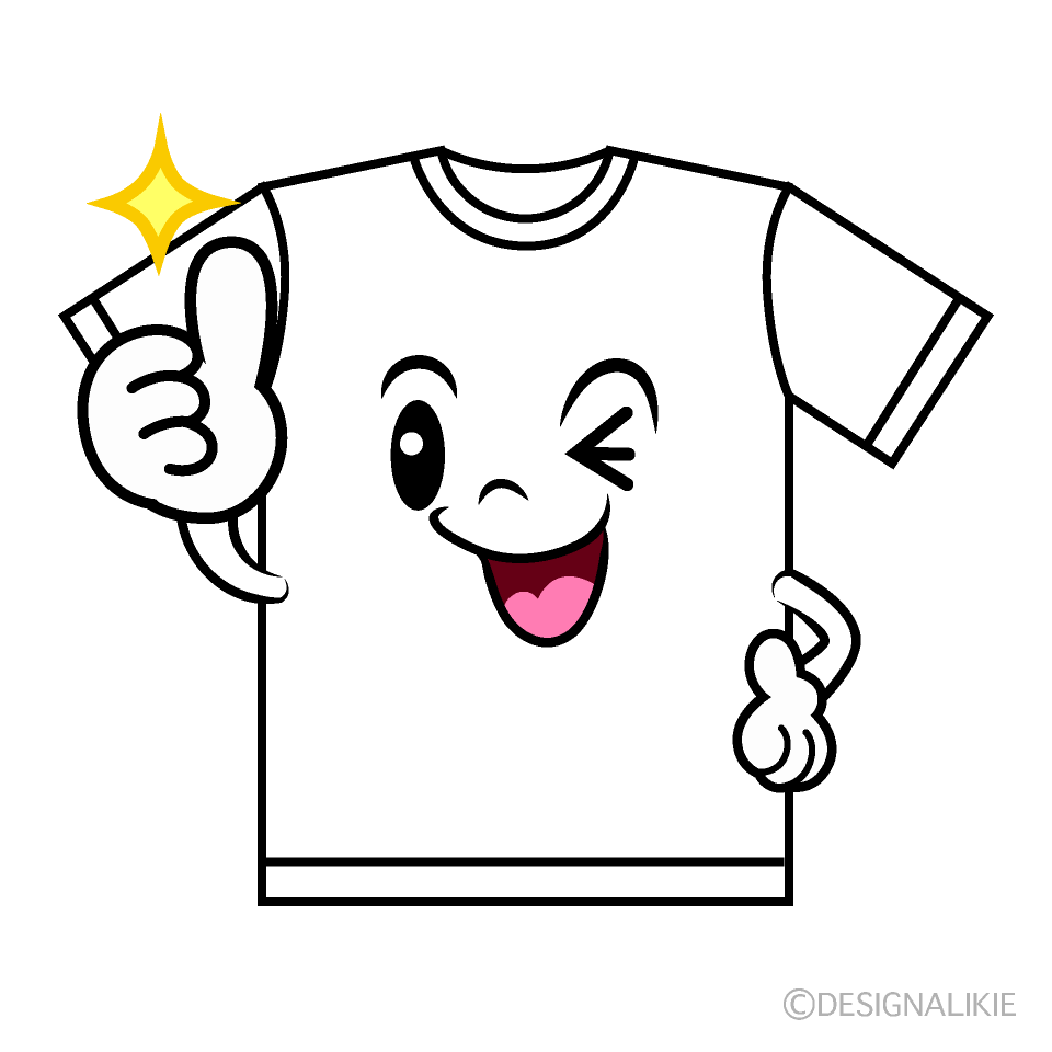 かわいいいいね！のTシャツイラスト