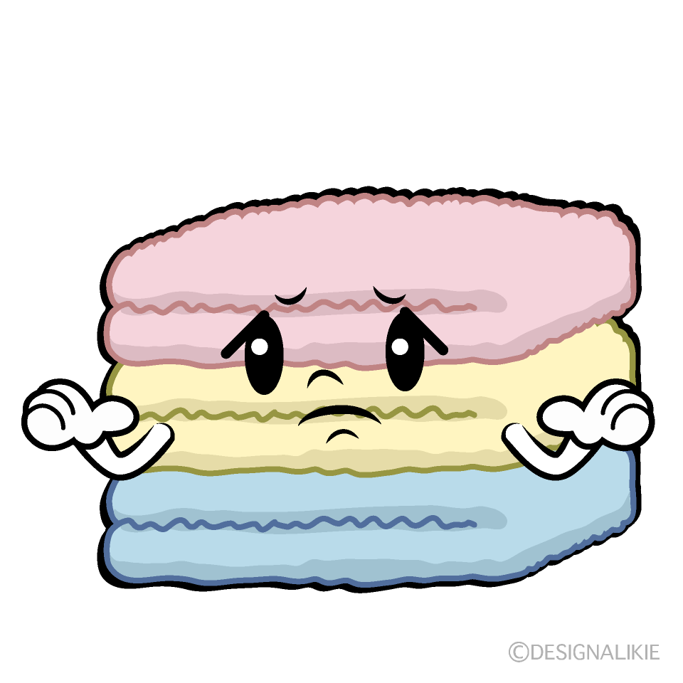 かわいい困るタオルイラスト