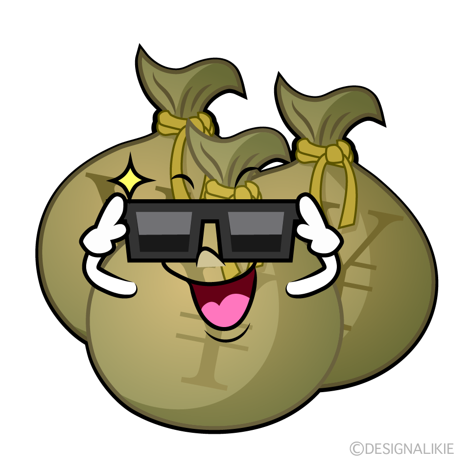 かわいいかっこいい大金イラスト