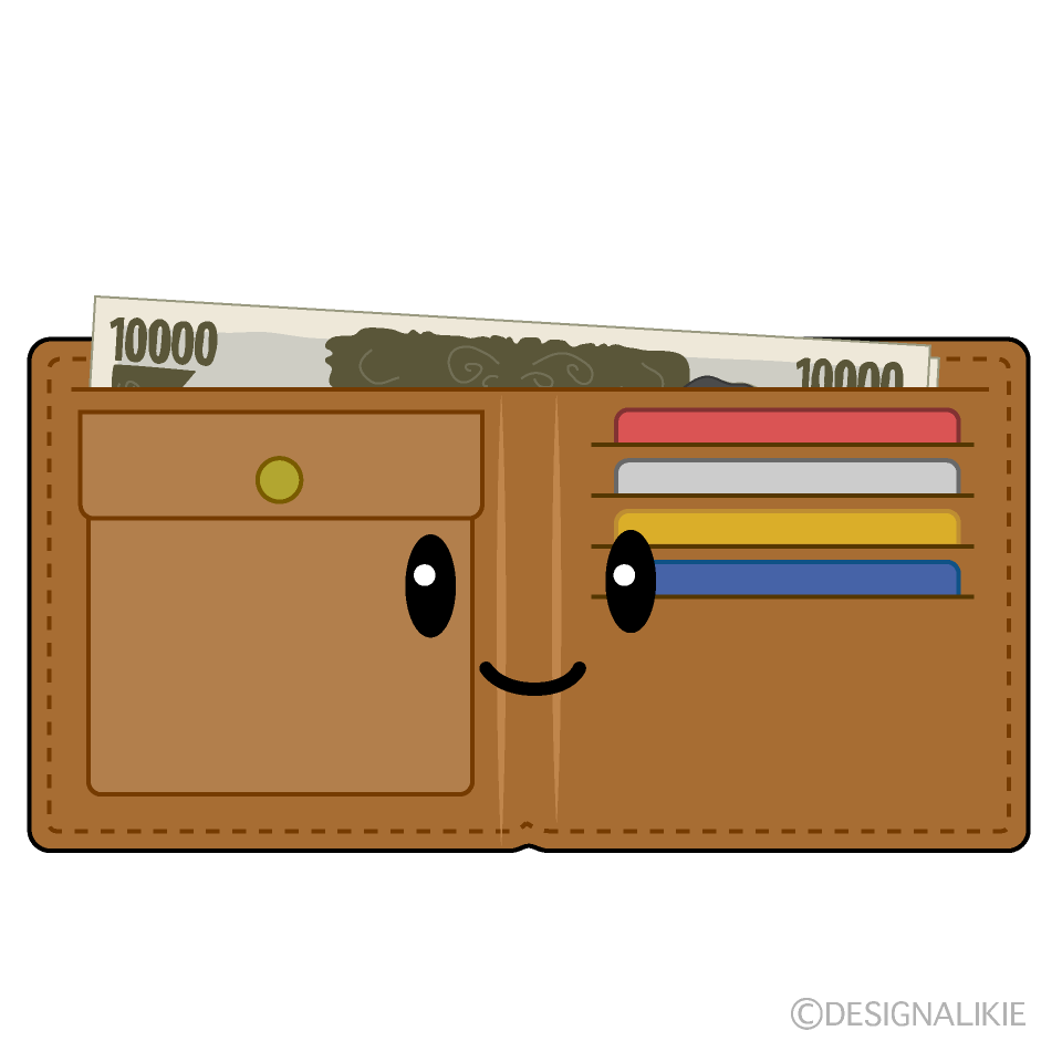 かわいい財布イラスト