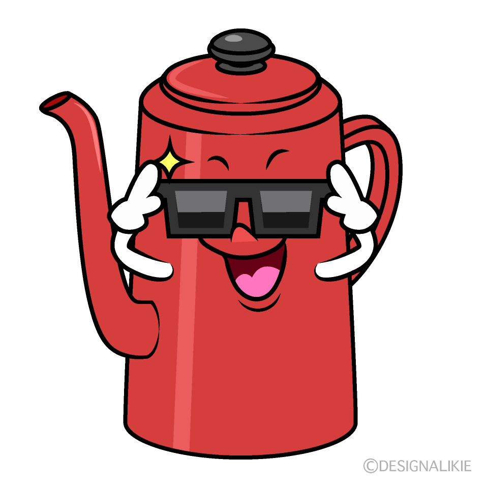 かわいいかっこいいポットイラスト