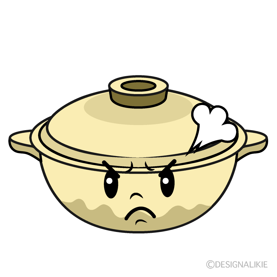 Cute Angry Ladle Clipart