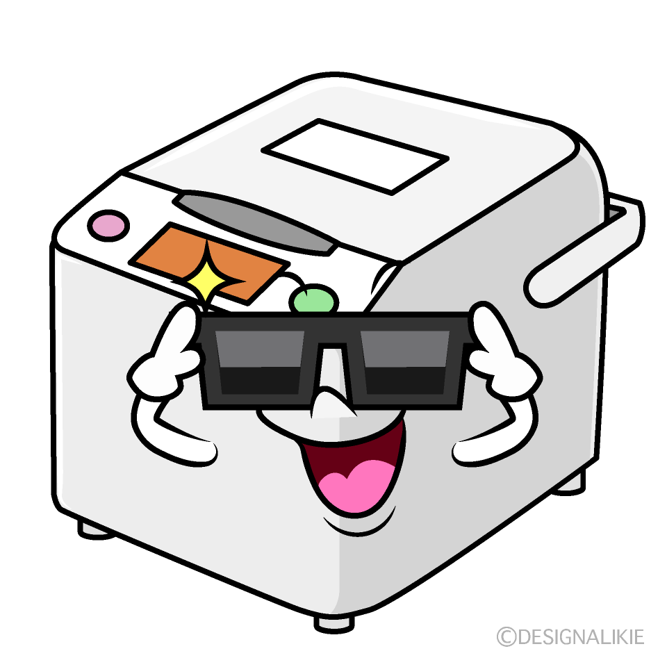 かわいいかっこいい炊飯器イラスト