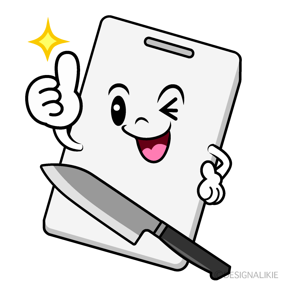 かわいいいいね！のまな板イラスト