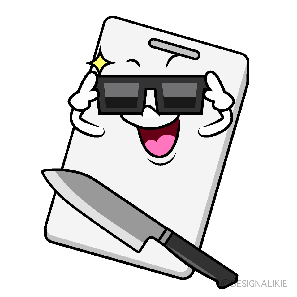 かわいいかっこいいまな板イラスト