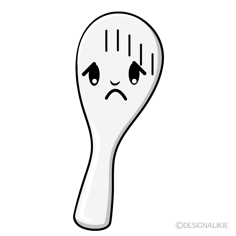 Cute Depressed Shovel Clipart