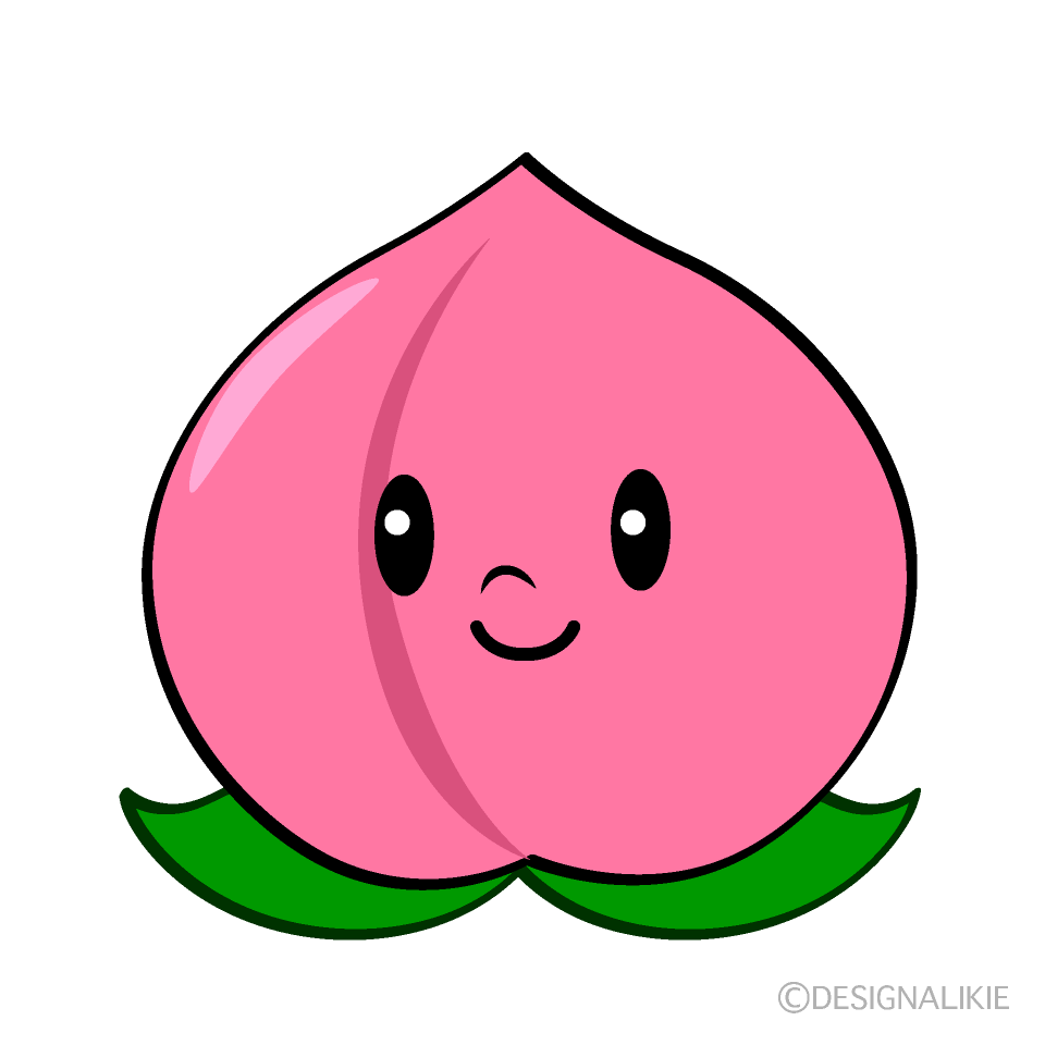 かわいいモモイラスト