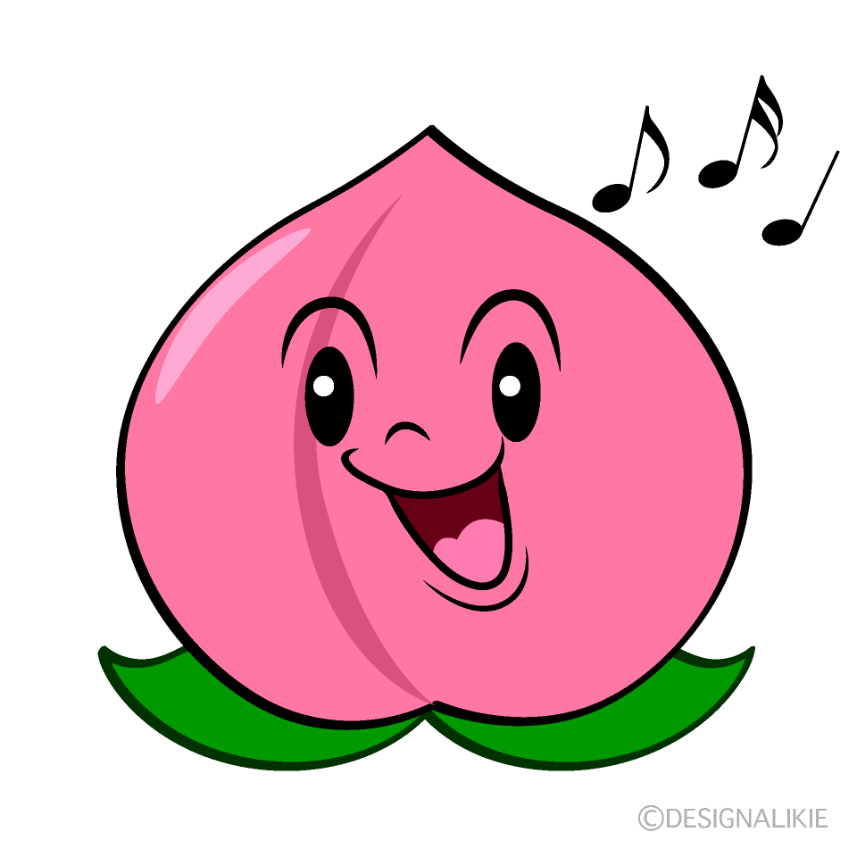 かわいい歌うモモイラスト