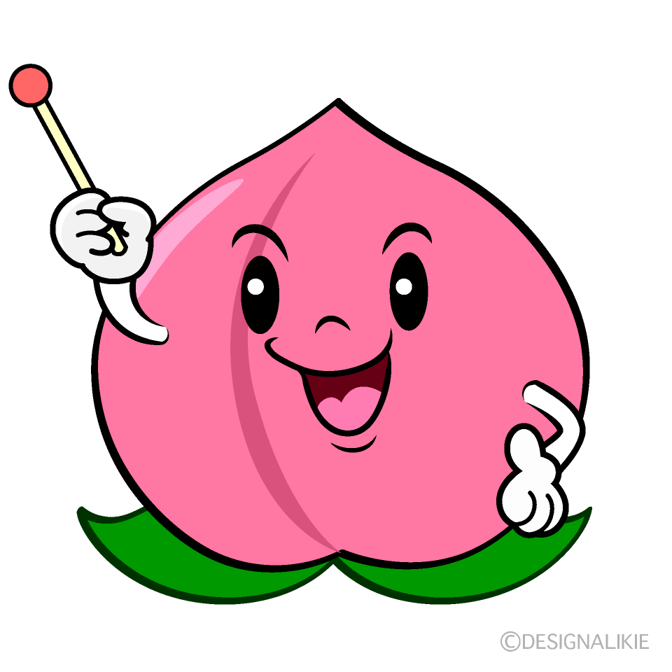 かわいい話すモモイラスト