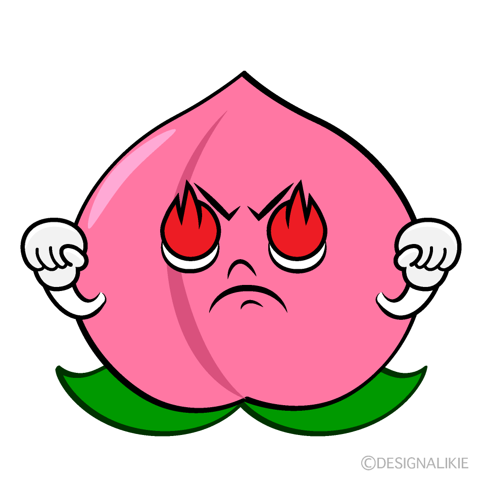 かわいい熱意のモモイラスト