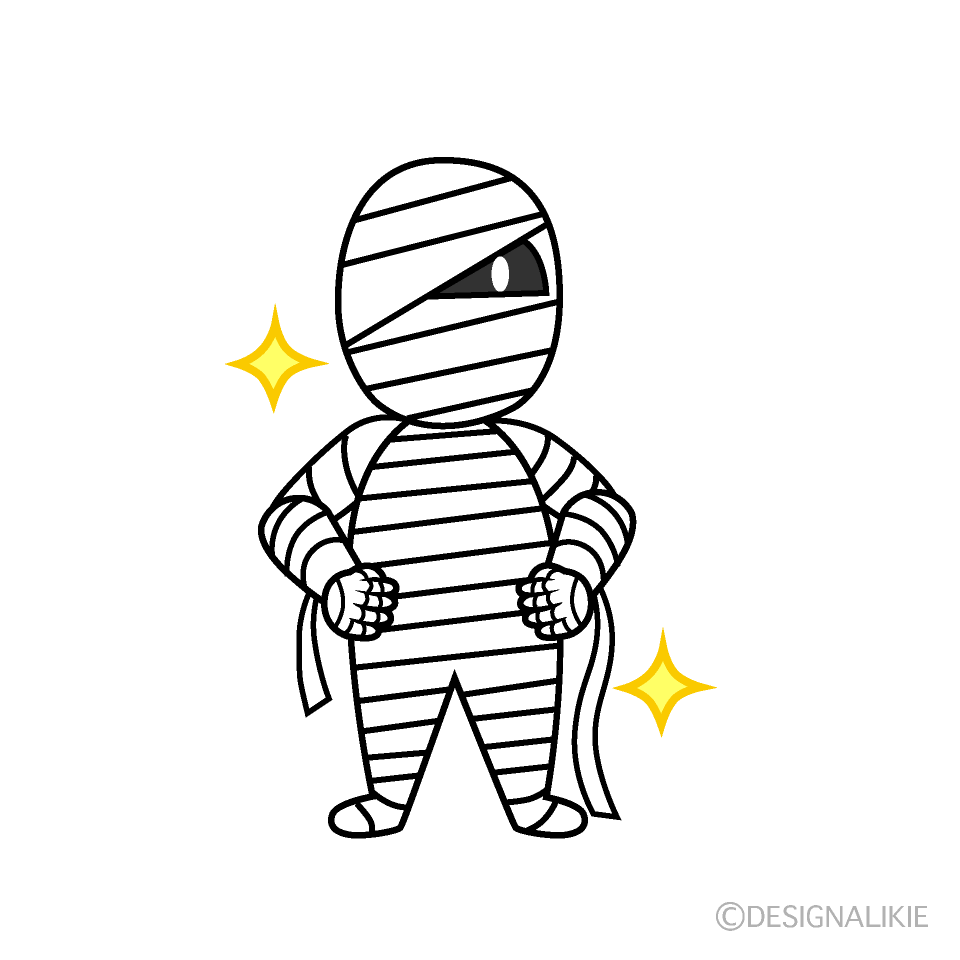 Cute Sparkling Mummy Clipart