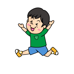 笑う男の子