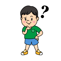 考える男の子