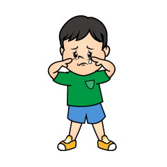 悲しい男の子