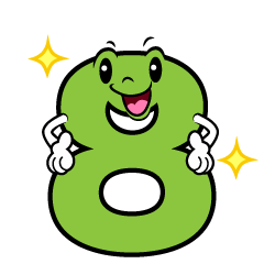 煌く8数字