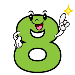 指差す8数字