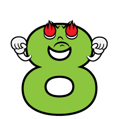 熱意の8数字