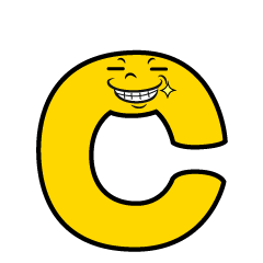Grinning C