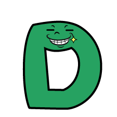 Grinning E