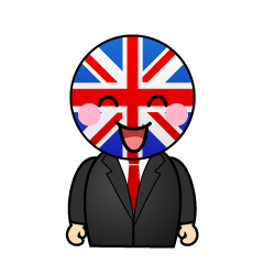 笑顔のイギリス人