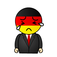泣くドイツ人