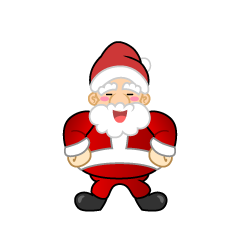 Confident Santa Claus