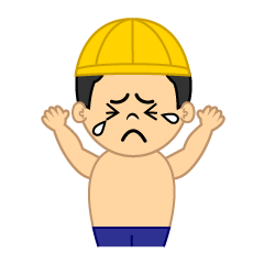 Crying Swimming Boy