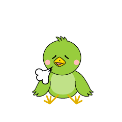 リラックスした小鳥