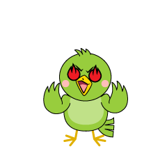燃える小鳥