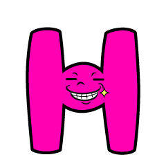 Grinning H