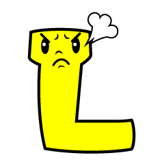 怒るL