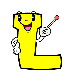説明するL