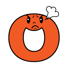 Angry O