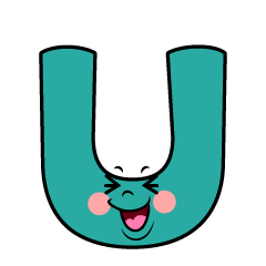 笑うU