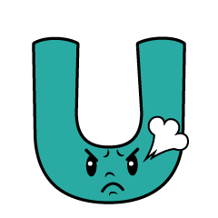 怒るU