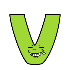 Grinning V