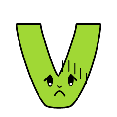 Depressed V