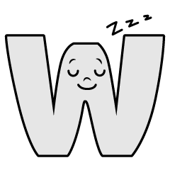 Sleeping W