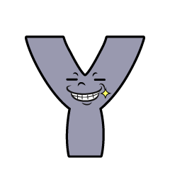 Grinning Y