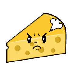 怒るチーズ