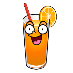 Surprised Orange Juice