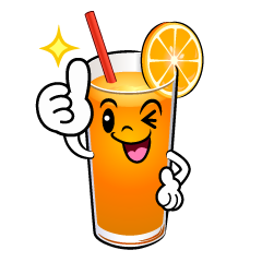 Thumbs-up Orange Juice
